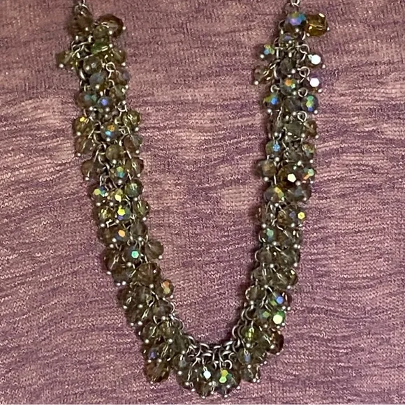 Coldwater Creek Iridescent Bead Necklace - Picture 5 of 10